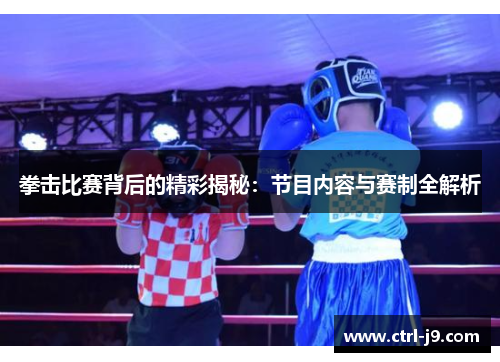 拳击比赛背后的精彩揭秘:节目内容与赛制全解析 拳击比赛背后的精彩揭秘:节目内容与赛制全解析
